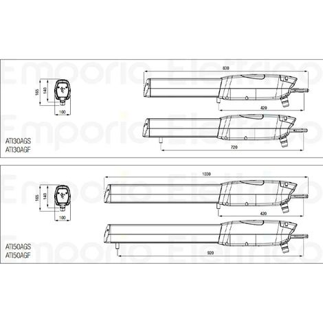 came motoréducteur ati 230v veloce ati50agf 801mp-0200 (1/3)