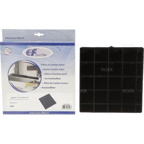 Filtre a charbon FLT4 pour hotte Smeg 215x225mm 690073210 FKS235 Smeg (1/5)