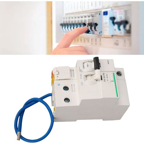 Disjoncteur AC230/400V IC65N avec protection différentielle, accessoire 1P+N63A (1/5)