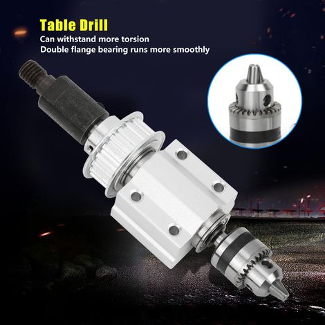 B10 Ensemble broche sans moteur bricolage menuiserie découpe meulage perceuse à colonne accessoire M10 (1/5)