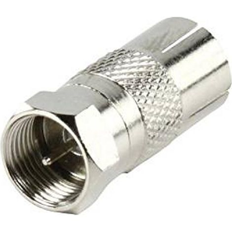 Adnauto – Adaptateur antenne type F male vers coaxial femelle 9.5 mm – Concentrique – Pour antenne voiture – Signal optimal