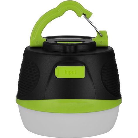 Linterna de camping recargable por USB, resistente al agua, con imán incorporado, 5 modos de iluminación, fuente de alimentación de emergencia para acampar, hacer senderismo y pescar. (1/5)