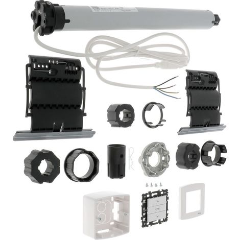 Nice – Kit motorisation volet roulant 15Nm – Moteur filaire 230V avec fins de course – Installation rapide avec connecteur externe (1/3)