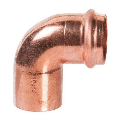 Raccord cuivre coudé à joint torique à souder - Femelle - Diamètre 40 mm - Conex / Bänninger