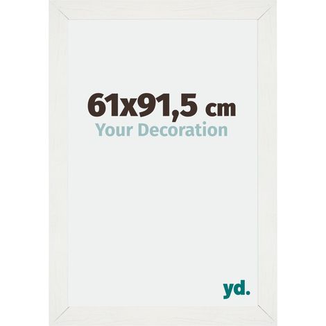 yd. - Cadre photo 61x91.5 - Blanc Patine - MDF - Mura