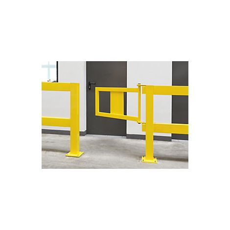 Puerta para barandilla de seguridad  XL-Line  amarilla  sin