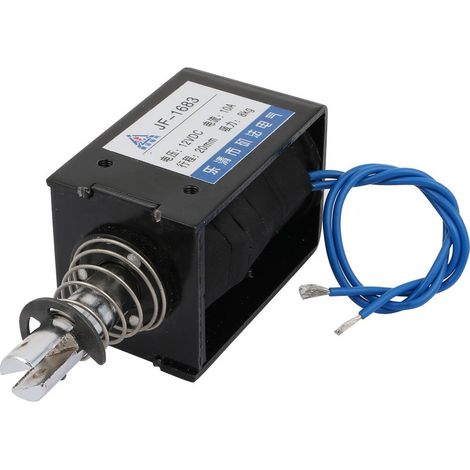 DC12V 10A 20mm Hub 8kg kraf-t Push Pull Rahmen DC solénoïde électro-aimant JF-1683