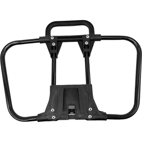 Fahrrad-Fronttaschenhalterung für Brompton 412 K3 Fahrrad, trapezförmig, schwarz