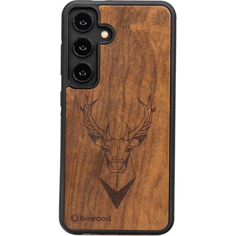Coque en bois Bewood pour Samsung Galaxy S25 IMBUIA DEER