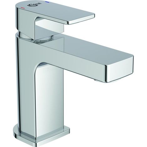 Mezclador de lavabo EDGE SLIM PICCOLO saliente 90 mm cromado sin vaciador IDEAL STANDARD