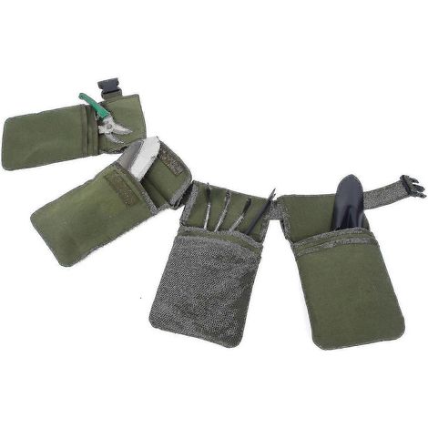 Sac de rangement pour outils de jardinage, cadeau idéal pour les jardiniers, sac fourre-tout robuste pour outils de jardinage, sac à outils multifonctionnel (1/5)
