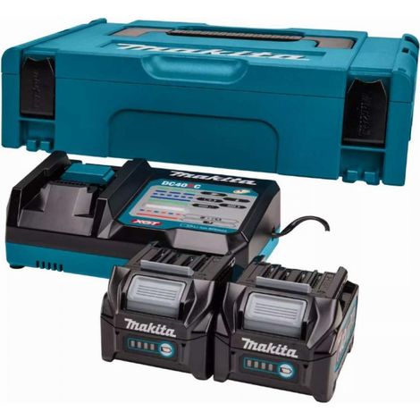 Makita 40V Li-ion MAX Starter set - 2 batterie 2,5 ah - Mbox - 191V27-4