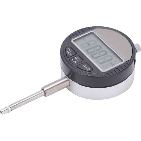 Elektronische digitale Messuhr zur Umrechnung von Zoll in metrische Einheiten, Messwerkzeug 0,01 mm 0–25,4 mm (1/5)
