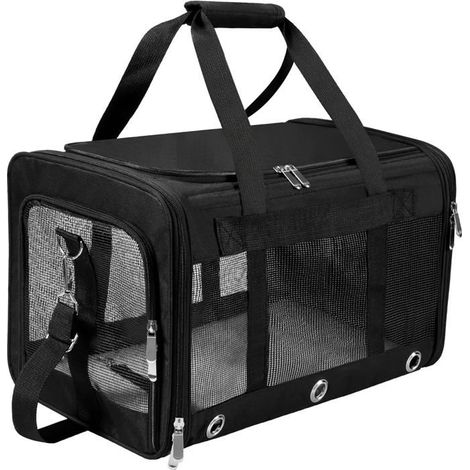 BelleRise - Sac de transport souple et pliable pour chat/chien/animal de compagnie/chiot, sac de transport portable pour chats/chiens (1/5)