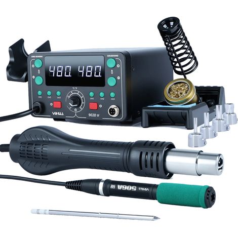 Station de soudage, pointe de fer T12, écran LCD, S01, 220V UE (1/2)