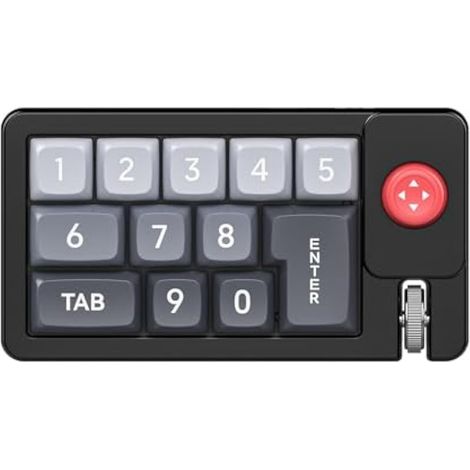 Clavier mécanique Pavé numérique ergonomique pour une seule main (1/5)