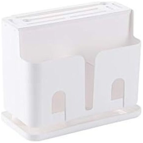 BUNTHAUS Couteau en Plastique Porte Multi-Fonction évier Drainante Boîte cuillères Couteaux de Cuisine Forks Chopsticks Plateau Ustensile Organisateur Bloc Couteaux (Color : B)-Ensoleillé (1/5)