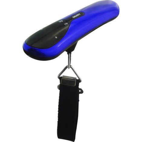 Balance électronique pour bagages Balance numérique portable Max 50 kg/110 lb Balance de pesée avec fonction tare et affichage rétroéclairé LED pour courrier/voyage/shopping/maison/utilisation en exté (1/2)