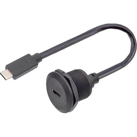 Connecteur de charge USB Type-C 3.1 femelle vers mâle, port de données Type-C (1/5)