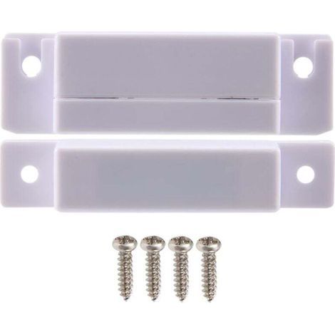 Interruttore di allarme magnetico con sensore per porte/finestre, colore bianco (1/4)