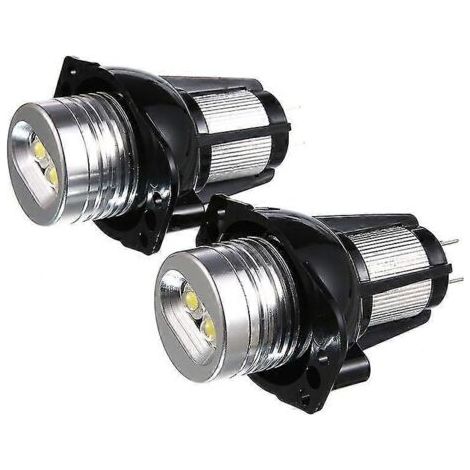 Pair 2 ampoules LED Angel Eye Halo 20W pour feux de position BMW E90 E91 (1/4)