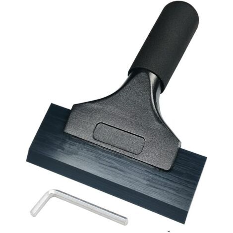 BUNTHAUS Multi Usage Raclette en Caoutchouc de Silicone pour Installation Vinyle de la fenêtre de Voiture, L'utilisation à Domicile pour Le Verre, Le Miroir, la Douche, la Fenêtre (1/5)