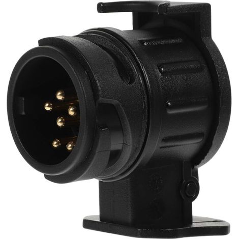 13-poliger auf 7-poliger Anhängeradapter, 13-poliger Stecker für Pkw, Anhänger, Traktor und Wohnwagen (1/5)