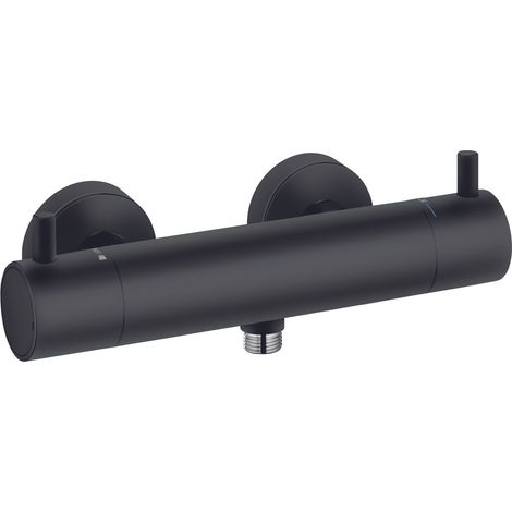KLUDI BOZZ Miscelatore termostatico doccia senza set doccia nero opaco, 352033938 (1/3)