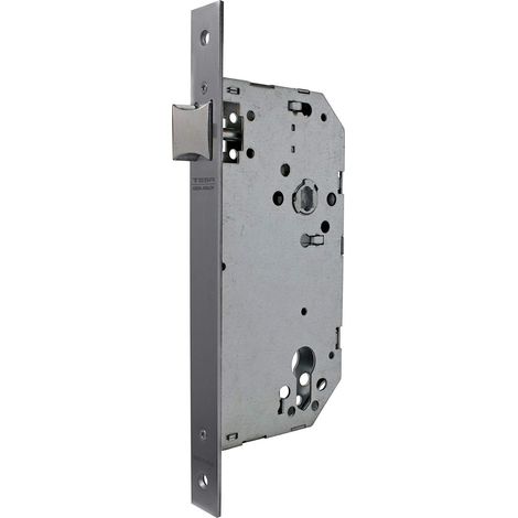 Serrure de sécurité pour portes en bois, laitonné, 50 mm (1/2)