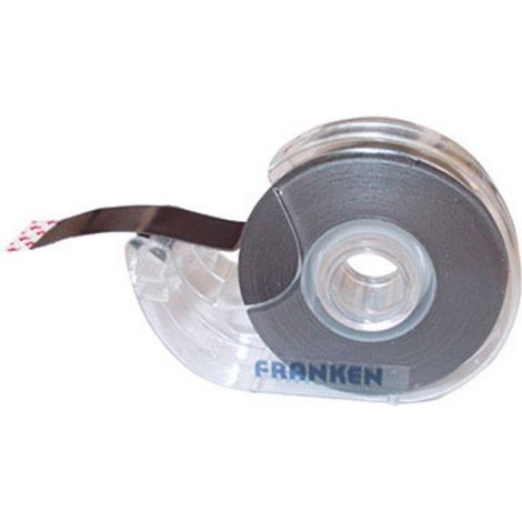 Franken MBS19 cinta magnética adhesiva negra 19 mm x 8 m