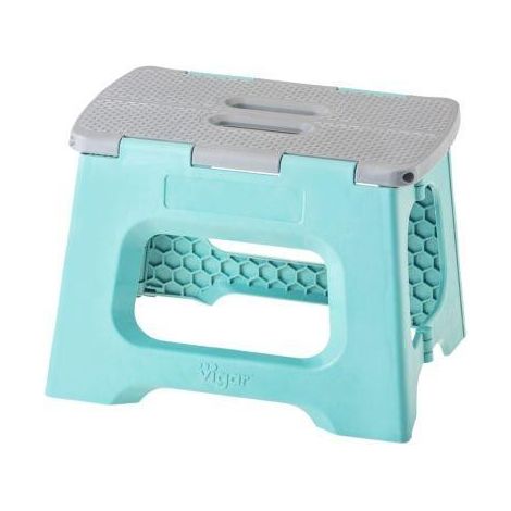 TABURETE 23CM COMPACT PLEGABLE TURQUESA (1/5)