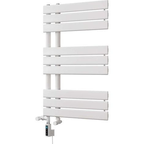 Tristan - White Dual Fuel Towel Rail H816mm x W500mm Thermostatic WIFI (1/3)