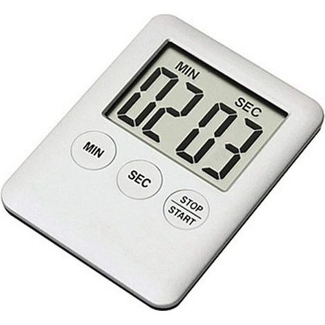 Minuteur Cuisine Numérique LED Compte à Rebours Électronique Portable Rappel Médicament (1/4)
