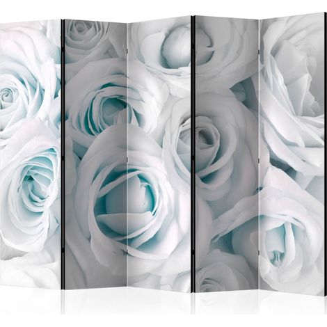 Paravento - Satin Rose (Turquoise) II [Room Dividers] - 225x172 (1/4)
