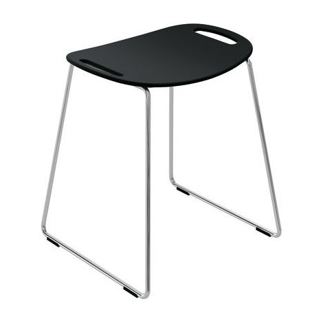 Duschhocker Hewi, tiefschwarz, 507 x 489 mm - 950.51.30090 (1/5)