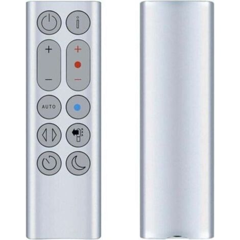 Télécommande de remplacement pour ventilateur de chauffage/purificateur d'air Dyson Pure Hot + Cool HP04 HP05 HP06 HP09 HP4A (couleur : argent)