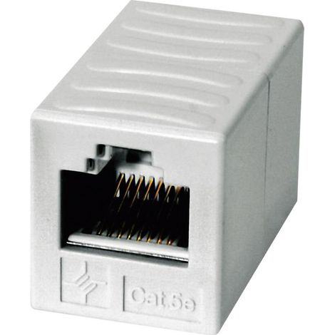 Prolongateur RJ45 CAT 5e pour rail profilé TS 35 Telegärtner 100023228 100023228