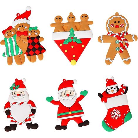 Décorations de Noël, ornements de bonhomme en pain d'épice pour sapin, décorations de Noël, ornement de bonhomme en pain d'épice (1/5)