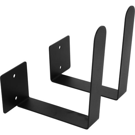 Robuster, rostfreier Wanddeckelhalter mit 4 Schrauben zur Aufbewahrung von Töpfen und Schneidebrettern (1/5)