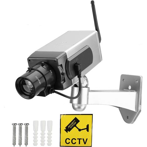 Fausse caméra, caméra de simulation de puissance pratique et belle pour l'extérieur et l'intérieur (1/5)