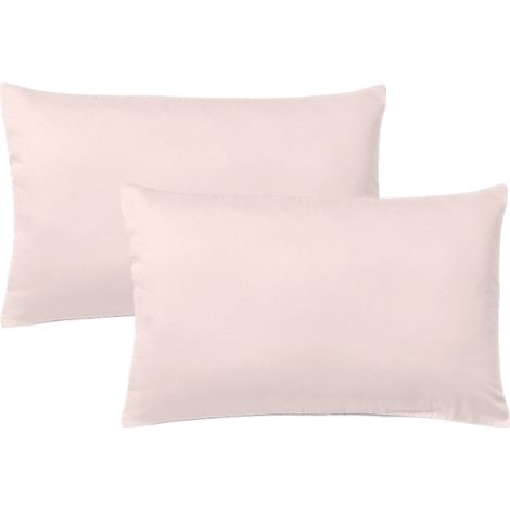 KLULK Set 2 Federe Per Cuscini Per Bambini 40x60 Cm,In Puro Cotone 100% Fibra Naturale In Tinta Unita Cipra Made In Italy
