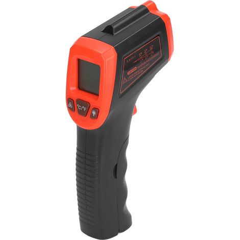Thermomètre infrarouge sans contact pistolet numérique ABS industriel rouge mesure de température portatif outil professionnel (1/5)