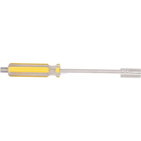 F-Kopf-Abzieher-Schraubendreher mit gelbem Griff, ergonomisch, robust, BNC-Abzieher, F-Kopf-Entferner-Werkzeug (1/5)