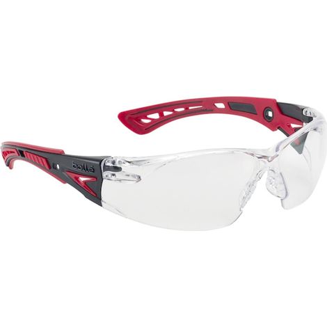 Lunettes de protection Rush+ incolore polycarbonate/TPR Eco packaging-PSSRUSP073 - Bolle