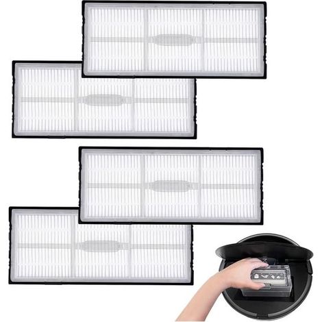 Kit de accesorios de filtro de 4 piezas. Adecuado para Roborock S8/S8+/S8 Pro Ultra/S7/S7 Maxv. (1/4)