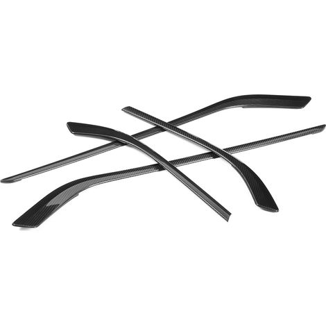 Baguette décorative en fibre de carbone pour portières de voiture, compatible avec M4 F82 (1/5)