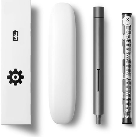 Set di cacciaviti di precisione elettrici, doppia modalità con luce LED e 20 punte in acciaio S2, custodia magnetica, ricaricabile (versione con batteria al litio) (1/5)