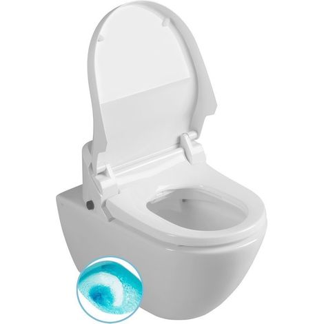Sapho - Bidet électronique avec céramique, SoftClose, SwirlFlush, ExtraGlaze, blanc UB-6635RU-1 (1/5)
