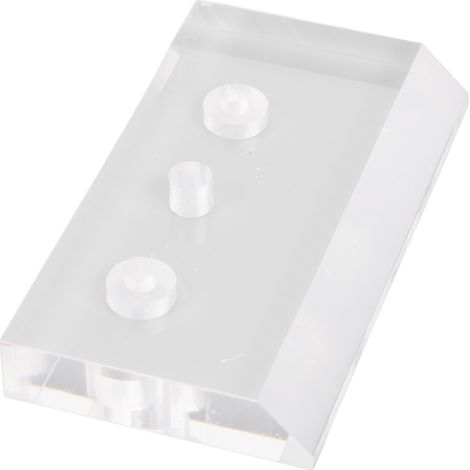 Support mural transparent en acrylique et acier inoxydable pour skateboard, gain de place, idéal pour le salon ou le garage. (1/5)