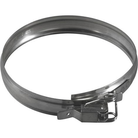 TEN – Collier de fixation murale inox Ø139 mm – Fixation conduits rigides – Sécurise tubage – Durable et résistant à la corrosion
